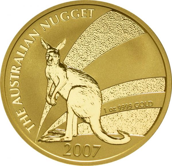 Australian Kangaroo 2007 Gold coin 1oz Goldmünze Känguru Australien 1 Unze
